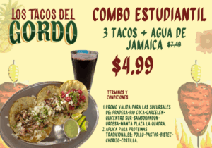 Cupon tacos del gordo
