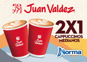 JV CUPON DIGITAL NORMA 2X1 CAPPUCCINOS
