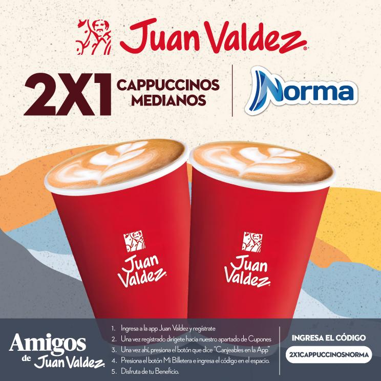 Norma Juan Valdez 2x1 capuccinos 5
